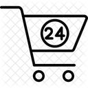 24 Hours Shopping  Icon