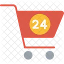 24 Hours Shopping  Icon