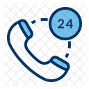 24 Hours Support Service Icon
