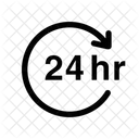 24 Hours Support Icon