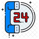 24 Hours Support Support Information Icon