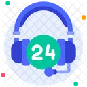 24 hours support Icon