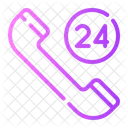 24 Hours Support  Icon