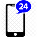 24 Hours Support  Icon