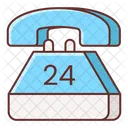 24 Hours Support  Icon