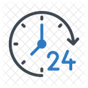 24 Hours Support  Icon