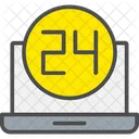 24 Hours Support  Icon