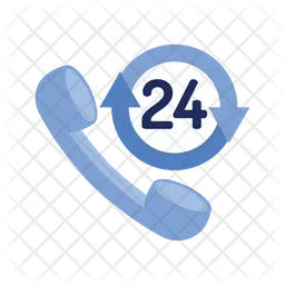 24 hours support  Icon