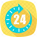 24 hrs support  Icon