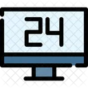 24시간 서비스  아이콘
