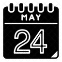 Mai 24 Mai Kalendertag Symbol