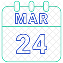 Marz Datum Kalender Symbol