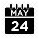 24 May May May Date Icon