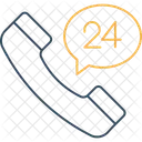 24 Service  Icon