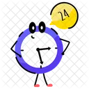 24 Service  Icon