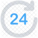 24 Stunden  Symbol