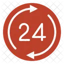 24 Stunden  Symbol