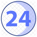 24 Stunden  Symbol