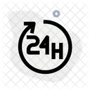 24 Stunden  Symbol