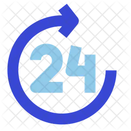 24 Stunden  Symbol