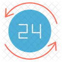 24 Stunden  Symbol