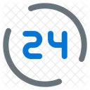 24 Stunden Service  Symbol