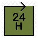 24 Stunden Service  Symbol