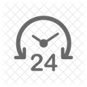 24 Stunden Service  Symbol