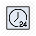 24 Stunden Service  Symbol