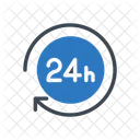 24 Stunden Service  Symbol