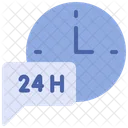 24 Stunden Service  Symbol