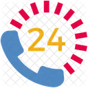 24 Stunden Service  Symbol