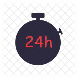 24 Stunden Service  Symbol