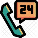 24 Stunden Service  Symbol