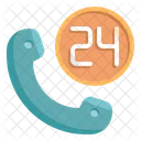 24 Stunden Service  Symbol