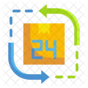 24 Stunden Service  Symbol