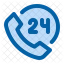 24 Stunden Service  Symbol