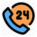 24 Stunden Service  Symbol