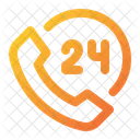 24 Stunden Service  Symbol