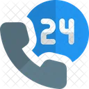 24 Stunden Service  Symbol