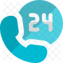 24 Stunden Service  Symbol