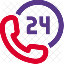 24 Stunden Service  Symbol