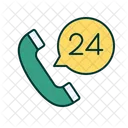 24 Stunden Service  Symbol