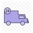 Krankenwagen LKW Transport Symbol