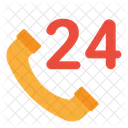 24 Stunden Service  Symbol