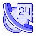 24 Stunden Service  Symbol