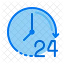 24 Stunden Service  Symbol