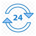 24 Stunden Service  Symbol