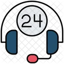 24 Stunden Service  Symbol