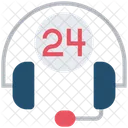 24 Stunden Service  Symbol